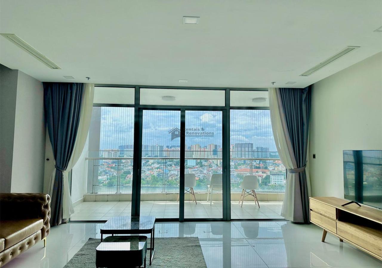 The Vinhomes Central Park Apartments - The Buildings Surrounding Landmark 81 Ho Chi Minh-stad Buitenkant foto