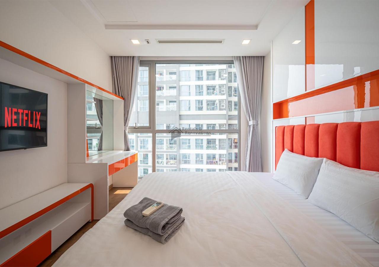 The Vinhomes Central Park Apartments - The Buildings Surrounding Landmark 81 Ho Chi Minh-stad Buitenkant foto