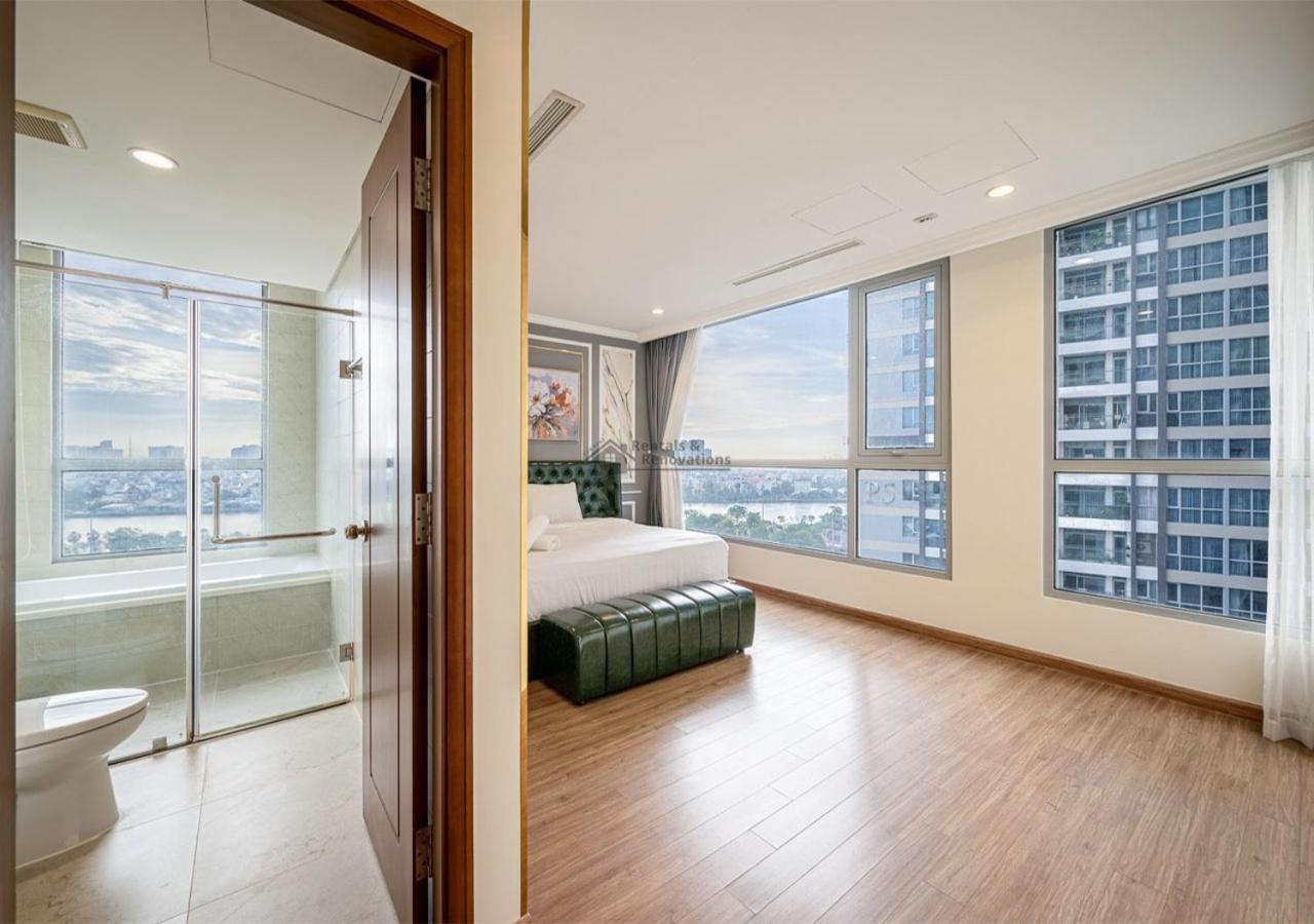 The Vinhomes Central Park Apartments - The Buildings Surrounding Landmark 81 Ho Chi Minh-stad Buitenkant foto