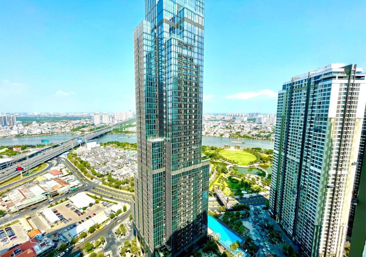 The Vinhomes Central Park Apartments - The Buildings Surrounding Landmark 81 Ho Chi Minh-stad Buitenkant foto